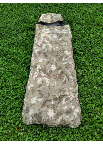 Спальный мешок-одеяло Accord с капюшоном до - 20° (камуфляж) No Brand (350349233)