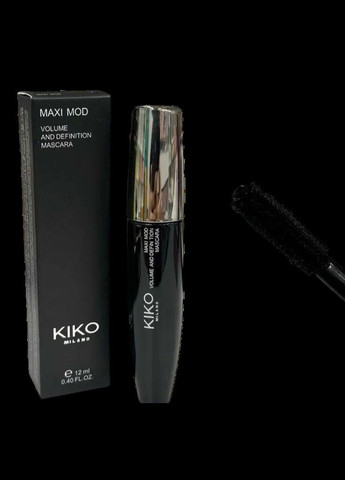 Туш для ресниц Maxi Mod Volume & Definition Mascara, 12мл (8025272929608) Kiko Milano (333333783)