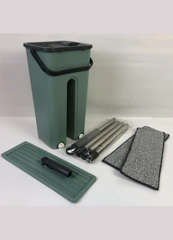 Швабра - бездельник с ведром и автоматическим отжимом 2 в 1 Hand Cleaning Mop 5 л Free (296487254)