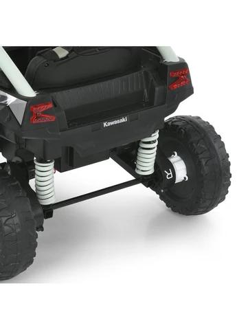Детский электромобиль Kawasaki JS330EBLR-11(24V) на 4 мотора, колеса EVA, кожаное сиденье, Серый No Brand (383038924)