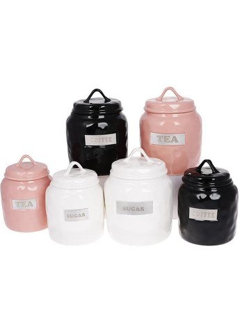 Банка фарфорова Necollie "Sugar" 1500мл, біла Bona (330134675)