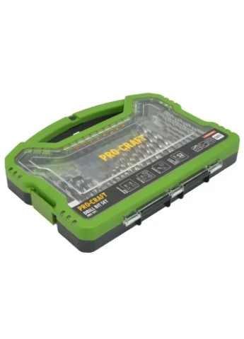 Набор сверл и бит DBS101 — 101 шт, S2, Torx/PH/PZ/Hex, для металла, бетона и дерева ProCraft (386475899)