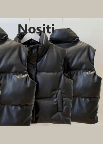 Безрукавка из экокожи на синтепоне и с подкладкой Nositi (322014251)