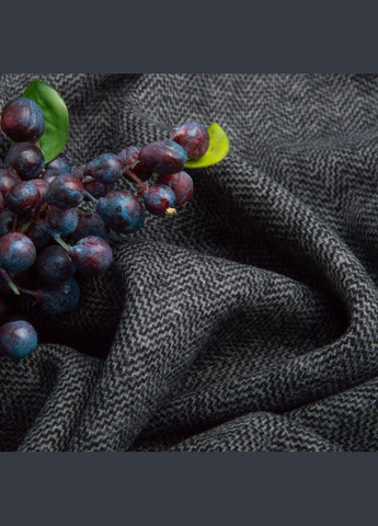 Ткань трикотаж Кашемир, 400 гр/м2, 150 см V-1 т/серый IDEIA (306716227)