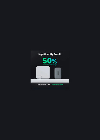 Зарядное устройство (10335) Ugreen 3xUSB 65W GaN (2хUSB-C+USB-A) CD244 Grey (370016207)