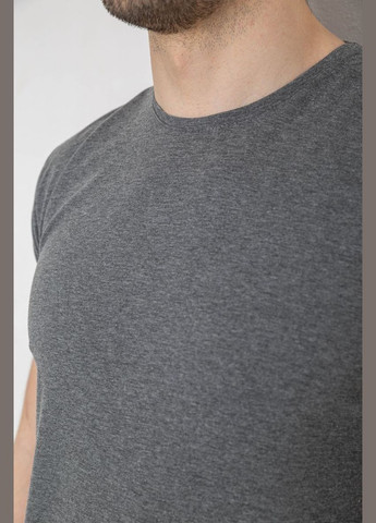 Сіра футболка чоловіча однотонна базова,, 244r2404 Andi