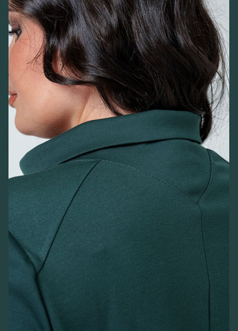 Смарагдова повсякденний жіноча сукня лика напівприлеглого силуету all posa (ap101681p) A'll Posa