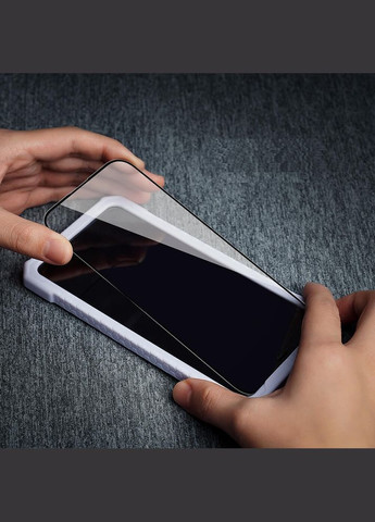 Защитное стекло для iPhone 14 Pro Max 6.7 (2-in-1 HD Full Screen) + стекло на камеру Black (0.33 мм) Nillkin (324234755)