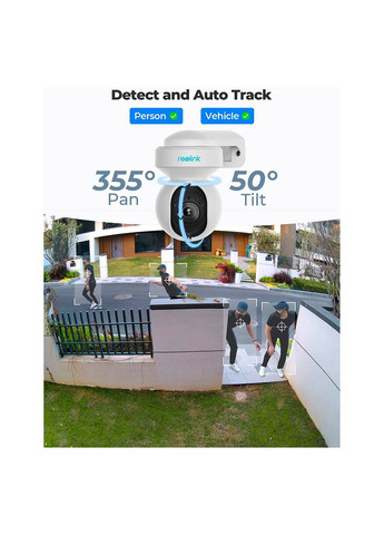WiFi видеокамера E1 Outdoor (5MP, PTZ, IP) (1189) Reolink (333832083)