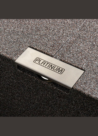 Гранитная мойка для кухни 6250 ZIRKONE матовый Микс Platinum (342071250)