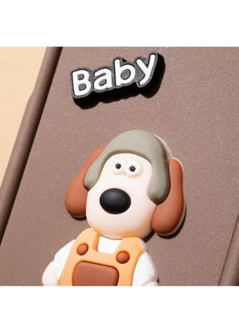 Чохол Pretty Things Case для Xiaomi Redmi Note 13 4G Brown/Bear PRC (383548386)
