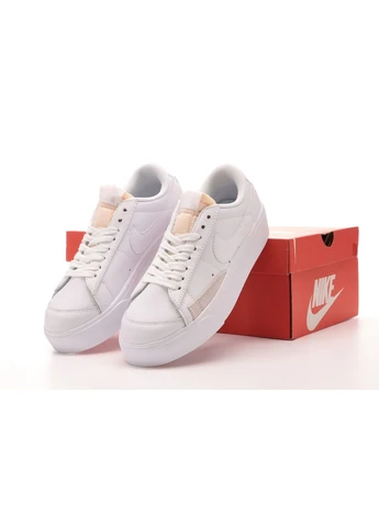 Белые кроссовки blazer low platform triple white dj0292-100 No Brand