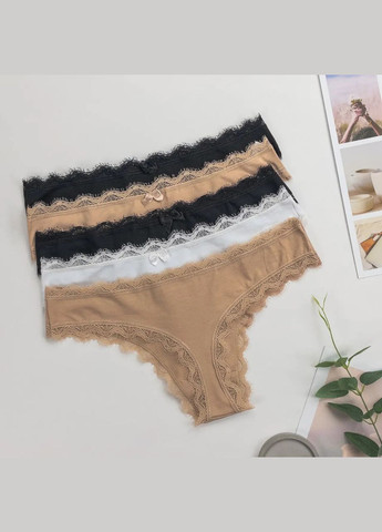 Женские стринги микс 5 шт Nicoletta (303617336)