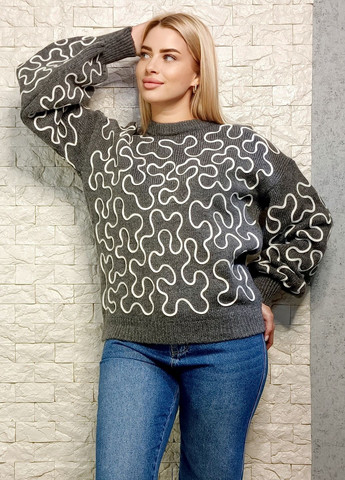 Темно-сірий зимовий светр Feu