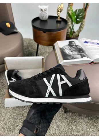 Черно-белые кроссовки black white (размер ) No Brand Exchange AX