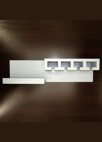 Настенная винная полка из дерева Катори зефир (ПНК-005320) No Brand (327423493)