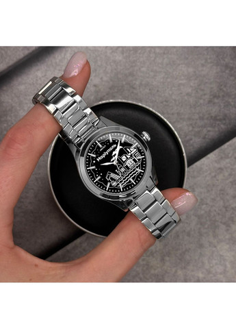 Женские часы 035 Мариуполь II Серебристые кварцевые наручные часы для повседневного использования ProDobro (367265388)