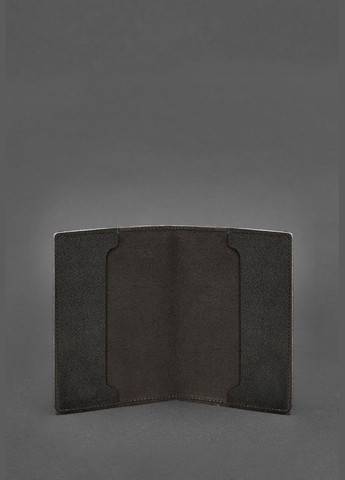 Шкіряна обкладинка для службового посвідчення військовослужбовця Держспецзв'язку темно-коричнева (A-027752) BlankNote (329186699)