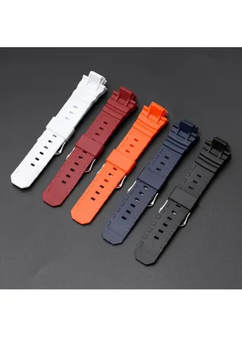 Ремінець Casio полімер 21,2 см чорний Modfit (404667115)