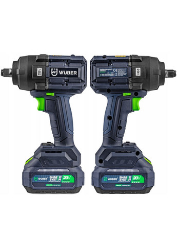 Гайковерт акумуляторний ударний 1000Нм Wuber (367182341)