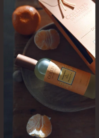 Французькі інтер'єрні парфуми для дому Mandarin & Yuzu (Мандарин та Юдзу), спрей 100 мл Collines de Provence (312229230)