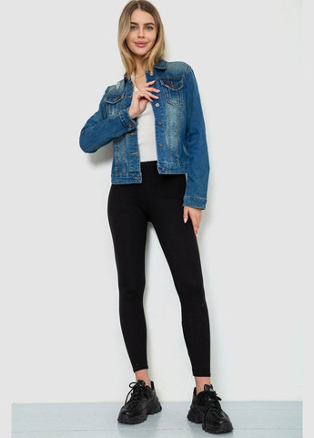 Синя демісезонна джинсова куртка жіноча Ager 129RL003