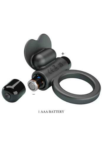 Эрекционное кольцо с вибрацией Vibrant penis ring — DEBONAIRE Pretty Love (383120439)