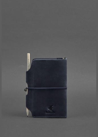 Шкіряний блокнот (Софт-бук) 3.0 синій (A-026338) BlankNote (328961518)