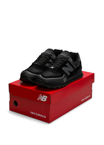 Черные демисезонные кроссовки мужские, вьетнам New Balance 574 TP2 Black