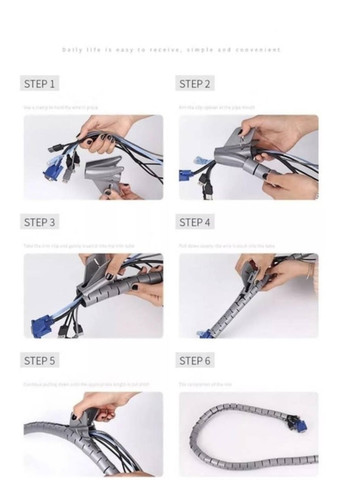 Органайзер кабелю фіксатор стяжка хомут для проводів 2 м 10 мм CHOICE (317297543)