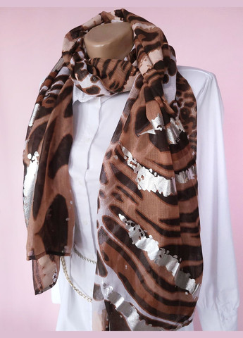 Шарф-палантин женский весна-осень в леопардовый принт 180х102 см No Brand (279835738)
