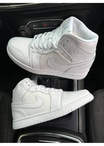 КРОСІВКИ ЖІНОЧІ NIKE AIR JORDAN WHITE НАЙК АІР ДЖОРДАН No Brand білі зими (368647118)