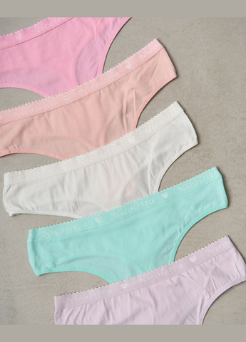 Стринги пастельные, батал 5 шт. Nicoletta (322126726)