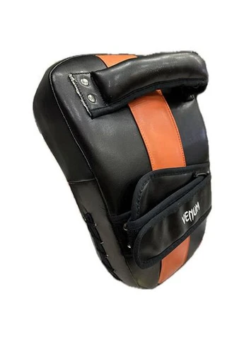 Лапа кобра Flex, чорний/оранж, жорстка рукоять, пара (VM-8517) Venum (361439384)