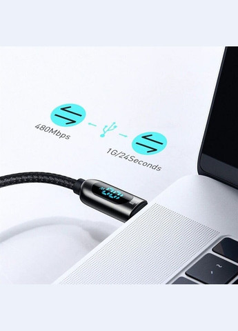 Кабель Display Fast Charging Data Cable Type-C to Type-C 100W 1m (CATSK-B01) Baseus (345109624)