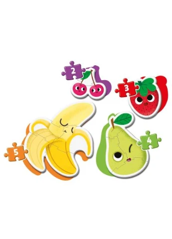 Пазл (20815) Clementoni 4 в 1 Fruits, серія My First Puzzles (380268741)