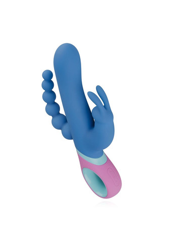 Вібратор кролик з ротацією та анальним стимулятором Vice-Double Vibrator PMV20 (296627034)