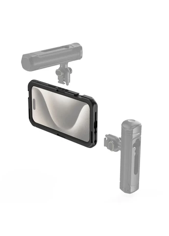 Кліпса iPhone 15 Pro Max для об'єктива 4391, Quick-Lock, кріплення для об'єктива M-mount, алюмінієва SmallRig (396650534)