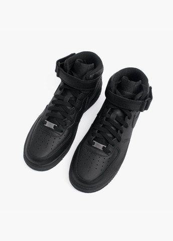 Черные демисезонные кроссовки мужские air force 1 mid 07 black cw2289-001 Nike