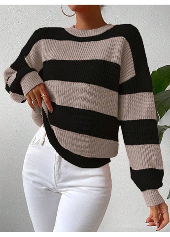 Коричневий демісезонний жіночий светр оверсайз з акрилу та вовни — м’який і теплий, розмір 42/46 (заміри в описі) Vione