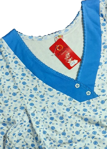 Женская ночная рубашка тёплая на флисе хлопок (240) ANDIN (369161275)