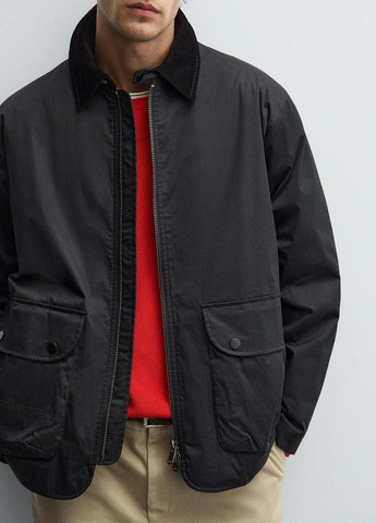 Темно-серая демисезонная куртка Zara