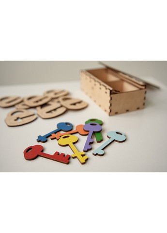Розвиваюча іграшка "Ключики-замочки", сортер, головоломка GF toys (333823595)