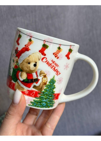 Набор чашек новогодних керамика Tanto в подарочной упаковке 350 мл 2 шт T3691 Yiwu (365290963)