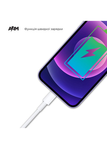 Кабель AMD518 Micro USB to USB Cable 1m white (ARM58525) ArmorStandart (263683948)