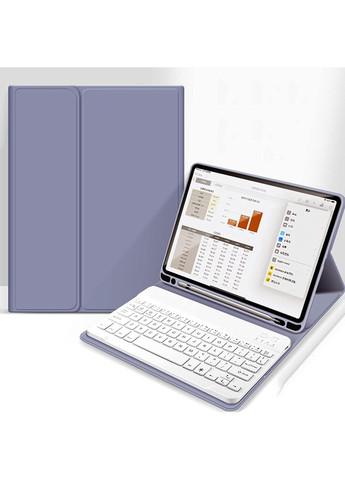 Чохол-книжка з бездротовою клавіатурою для Apple iPad Pro 13" M4 2024 Purple BeCover (360414151)