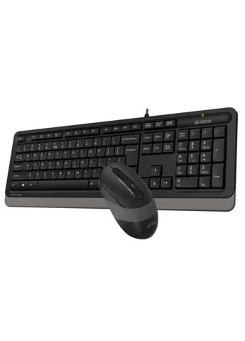 Комплект Fstyler Sleek Multimedia Comfort F1010, Black/Grey, клавиатура+мышь, USB A4Tech (314864451)