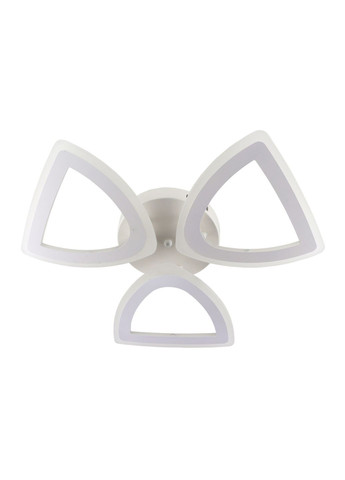 Люстра светодиодная потолочная LED светильник для квартиры на потолок лэд с пультом 25618 Белый 8х57х57 см. Sunnysky (364761370)