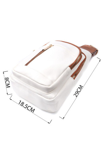 Топова слінг сумка для жінок з екошкіри 22746 Білий Vintage (304533808)