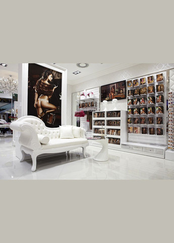 Атласный халат ALL SATIN ROBE BLACK, OS Baci (334709563)